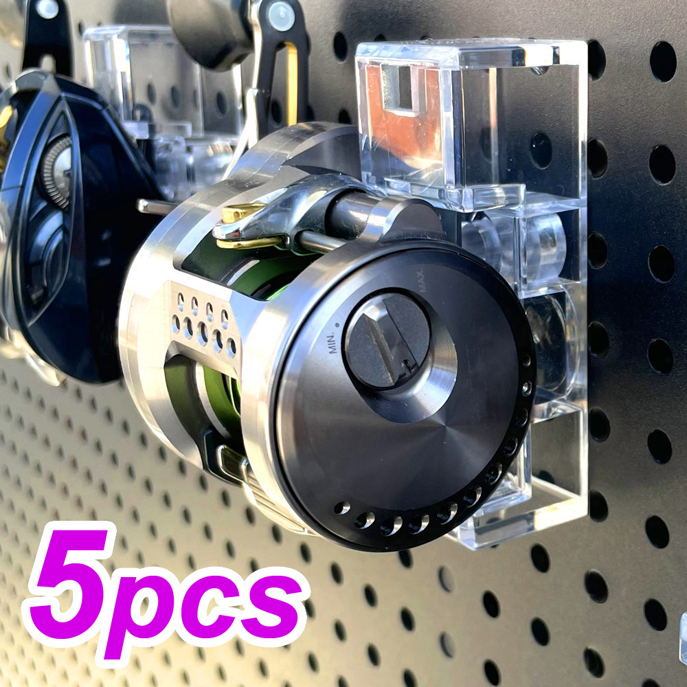 Spincast Reel - 5 pezzi di supporti murali per