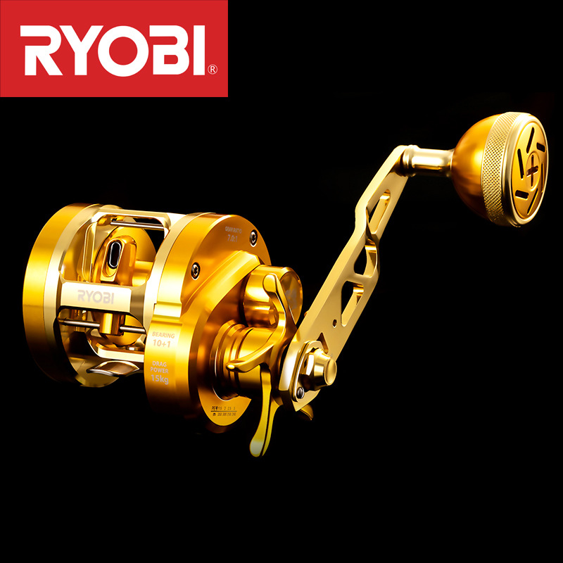 Ice Fishing Reel - Mulinello a tamburo per slow-jigging Ryobi