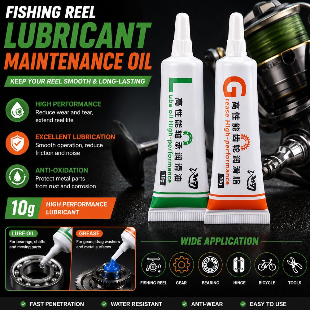 Set di Olio Lubrificante e Gra - Reel Grease recensione e prezzo